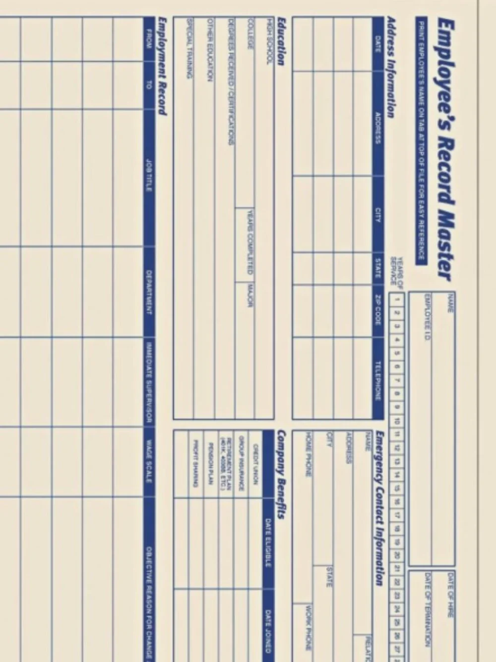 TOPS office supplies